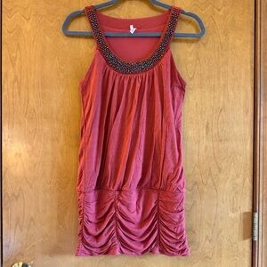 Studio Y Red Knit Top